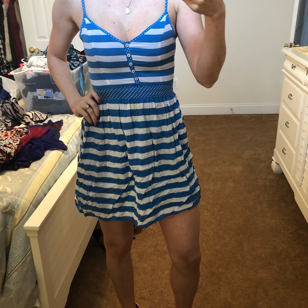 Size small striped dress!